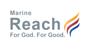 Animation showing the change in logo from Marine Reach to Pacific Reach