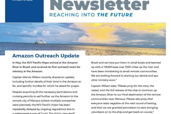 YWAM Marine Reach NZ Newsletter September 2022